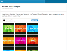 Tablet Screenshot of michaelseangallagher.org